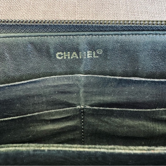Chanel zip around long wallet coco mark cc - Picture 7 of 8